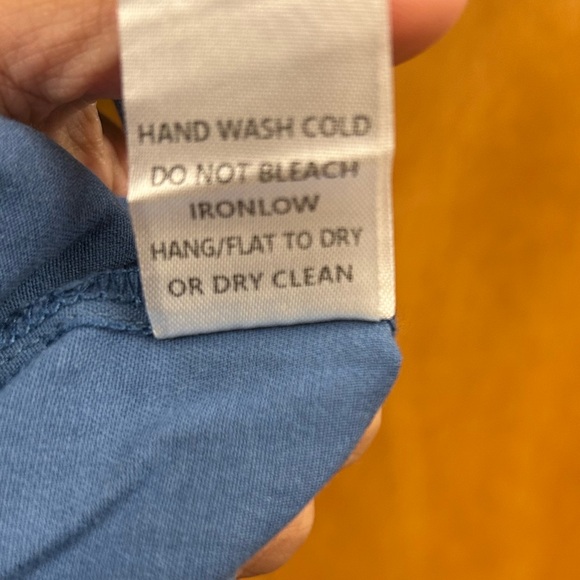 New Oddi Mineral Wash Puffed Sleeves Romper in Denim Sz 2X - Picture 10 of 11